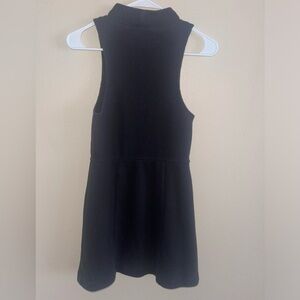 Free People Black Ribbed Fit‎ & Flare Dress size Small